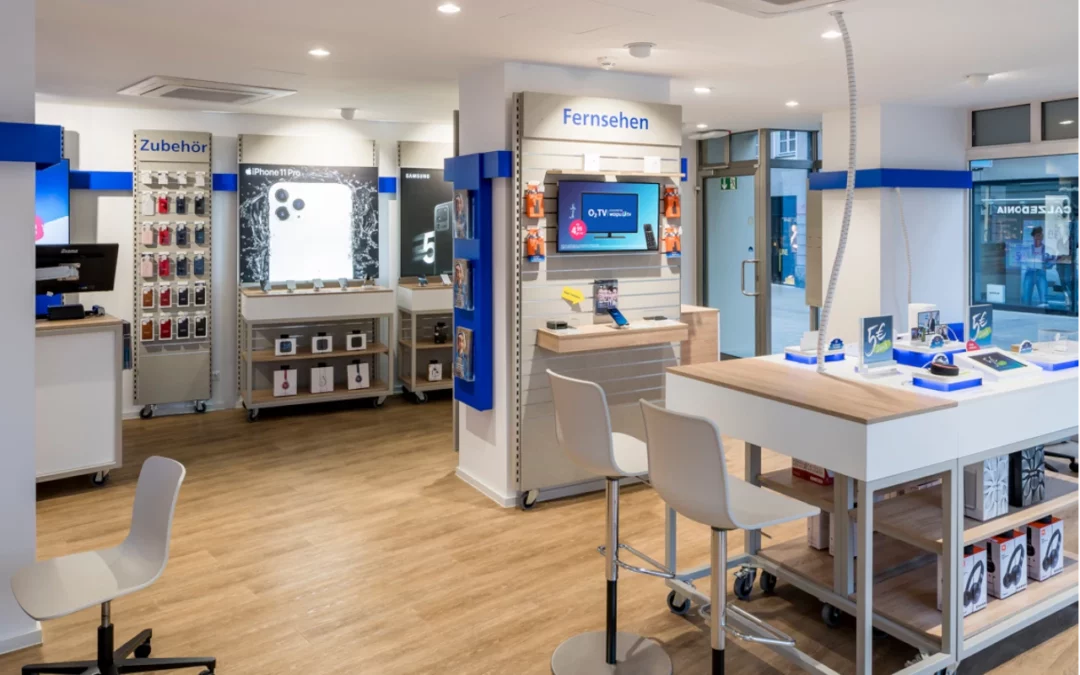 O2-Stores: Automatisierte Digital-Signage-Inhalte
